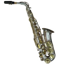 Sax Alto Jupiter JAS-567 Prateado com Chaves Laqueadas